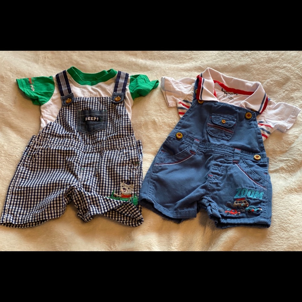 Infant overall sets